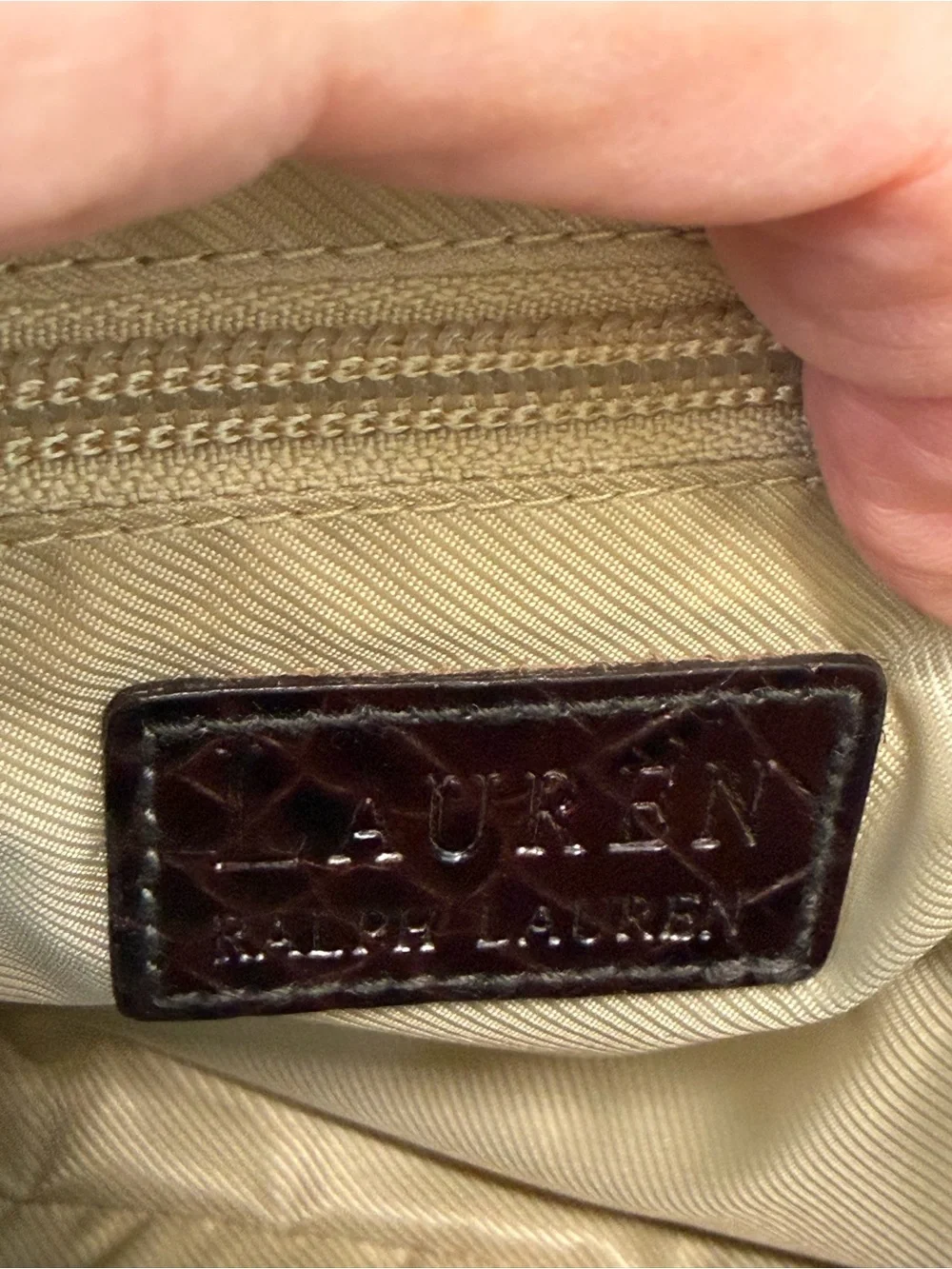 Ralph Lauren Tan Shoulder Bag - Picture 7 of 10